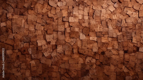 Brown cork texture board background for design
