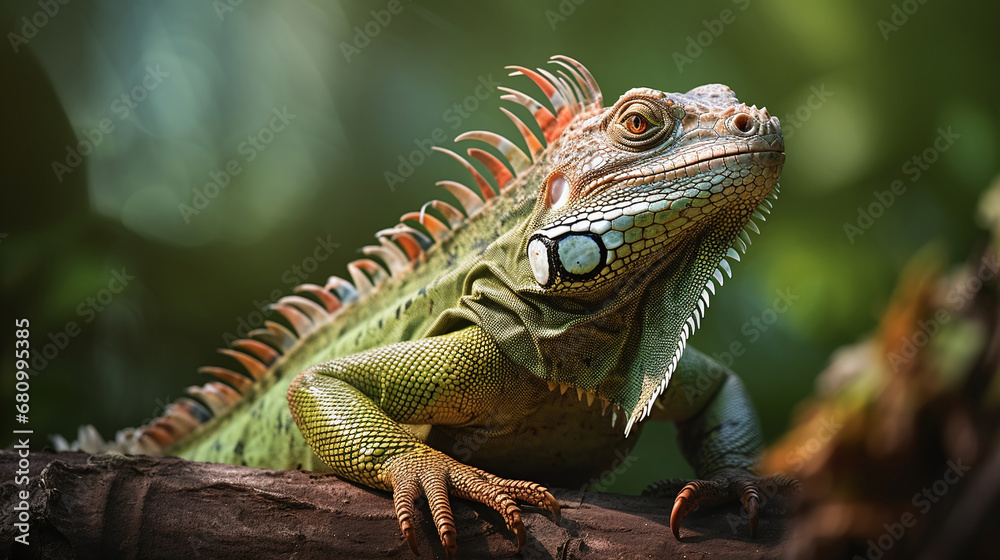 A Brave Iguana Captured in a wildlife-inspired Photograph A Brave Iguana Captured in a wildlife-inspired Photograph