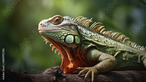 A Brave Iguana Captured in a wildlife-inspired Photograph