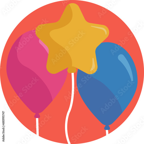 Balloon Illustration Pack: An assorted collection of vector balloons for a range of design needs, from birthdays to holidays.