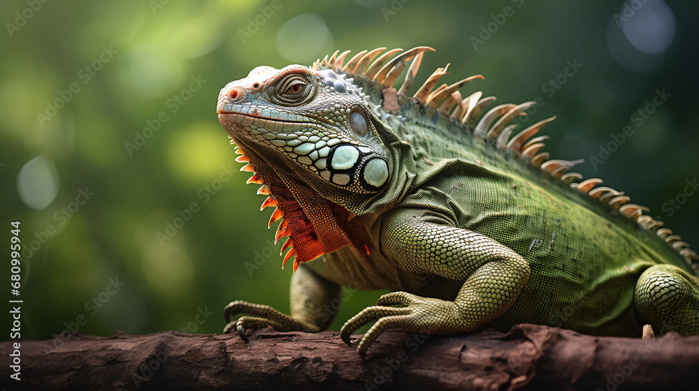 A Brave Iguana Captured in a wildlife-inspired Photograph A Brave Iguana Captured in a wildlife-inspired Photograph