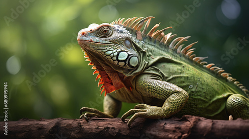 A Brave Iguana Captured in a wildlife-inspired Photograph © Rohit k 