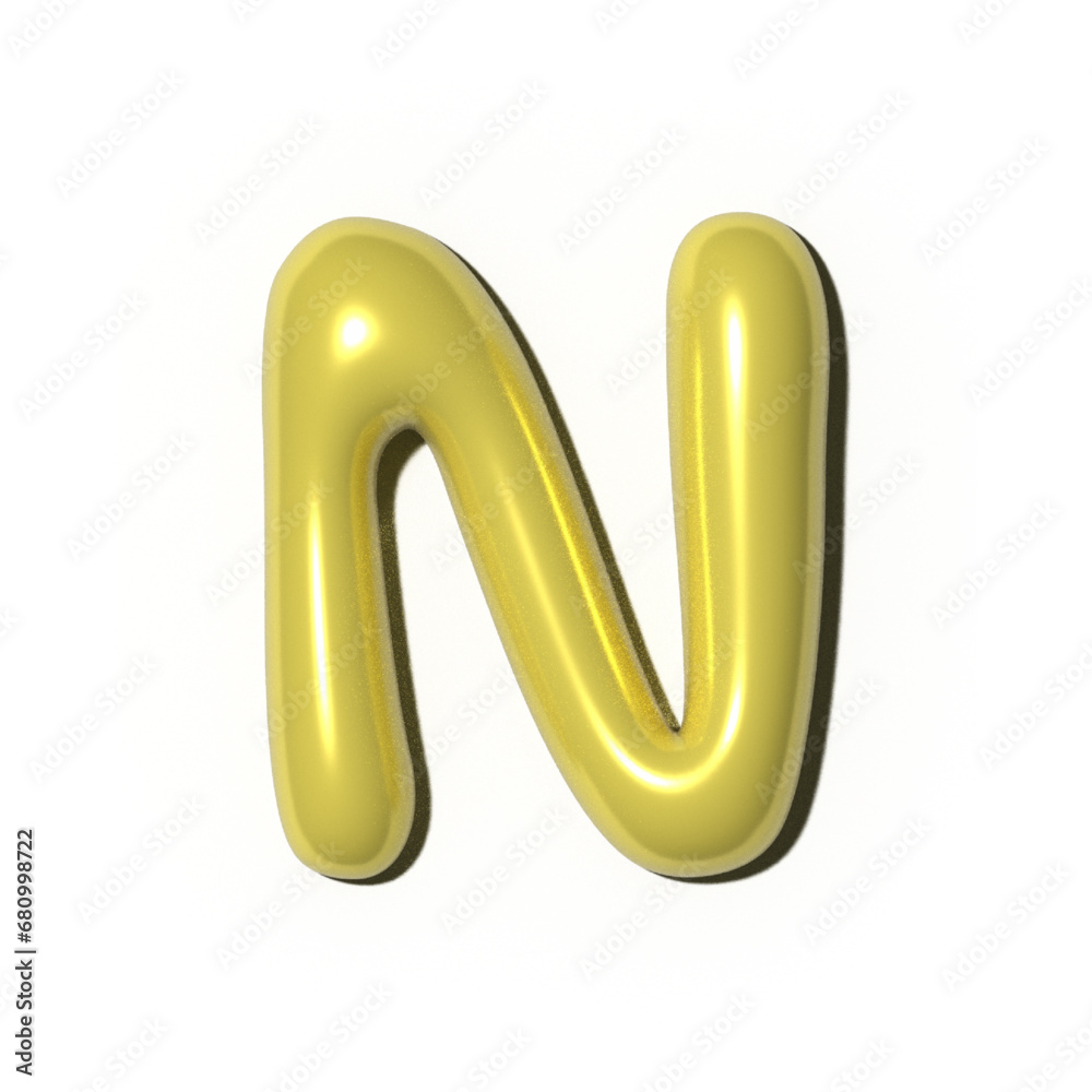 3D alphabet letter resembling a playful balloon. For adding a touch of childlike wonder to school projects, children's books, birthday party invitations, cartoon-themed designs. 3D alphabet letter resembling a playful balloon. For adding a touch of childlike wonder to school projects, children's books, birthday party invitations, cartoon-themed designs.