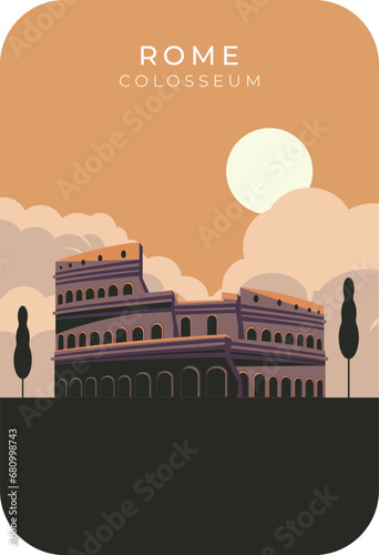 Rome Colosseum background