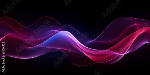 Illuminating the Darkness Abstract Wave Art black red blue background texture