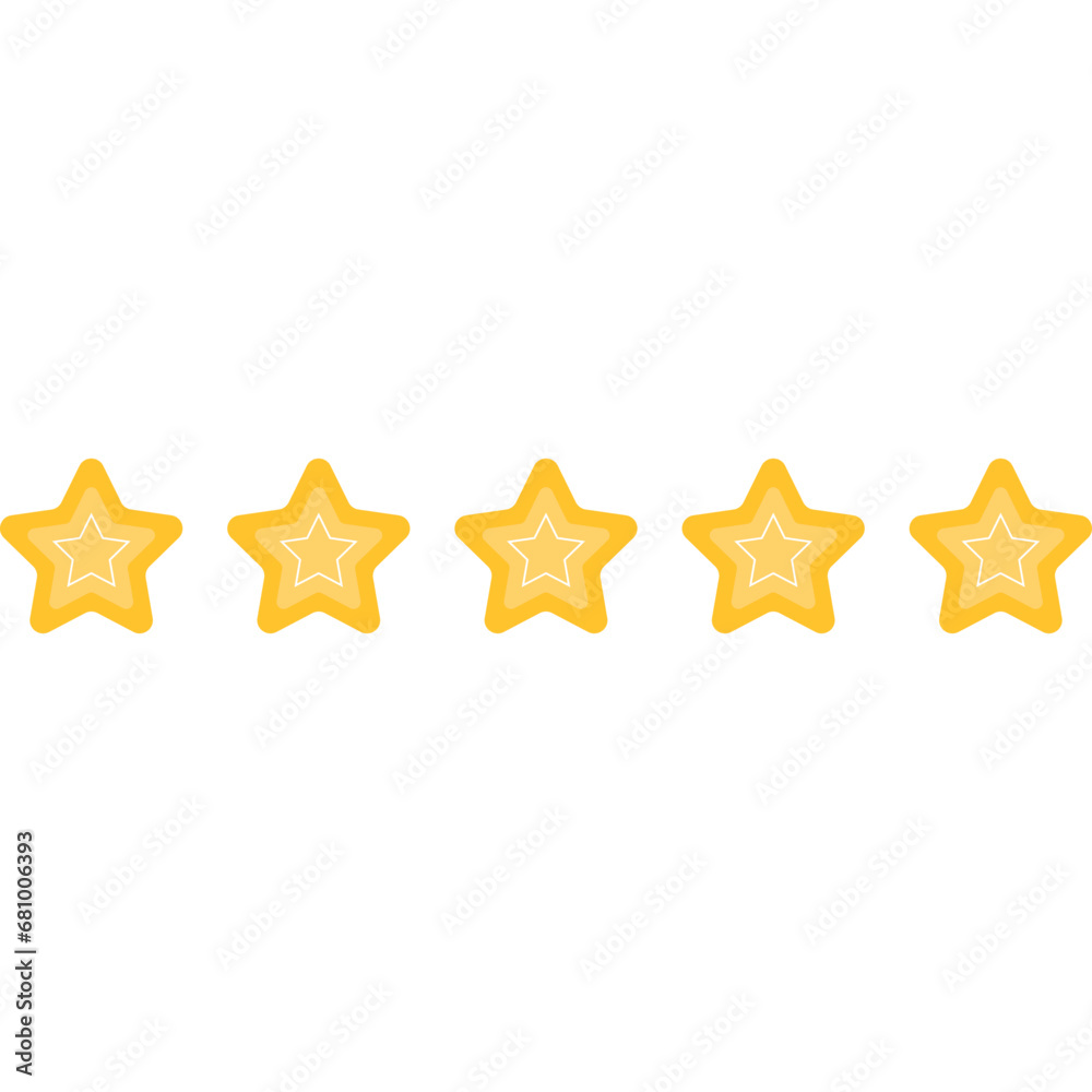 Flat Star Rating Flat Star Rating
