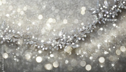 silver white christmas wedding anniversary snow background or birthday diamond jewelry bling shiny glam glitter
