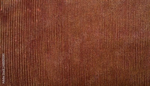 texture of corduroy velvet fabric close up texture of rufous velvet clothes textile fabric as background photo