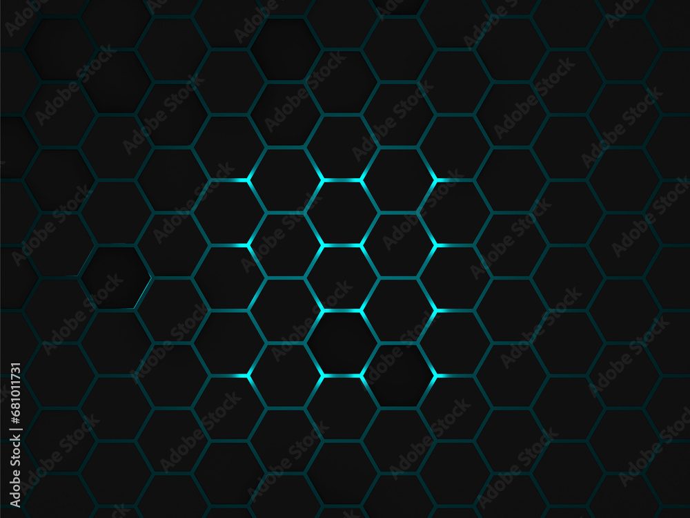 Abstract-hexagons-3d-background.-002