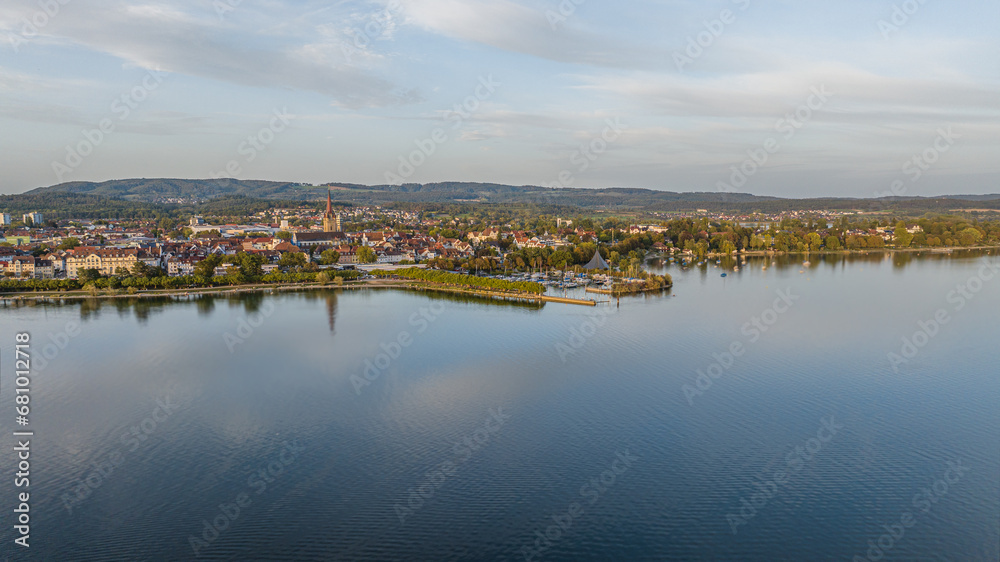 Panorama Stadt am See