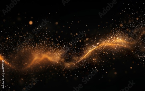 Dust particles. Abstract particle background. Dots background