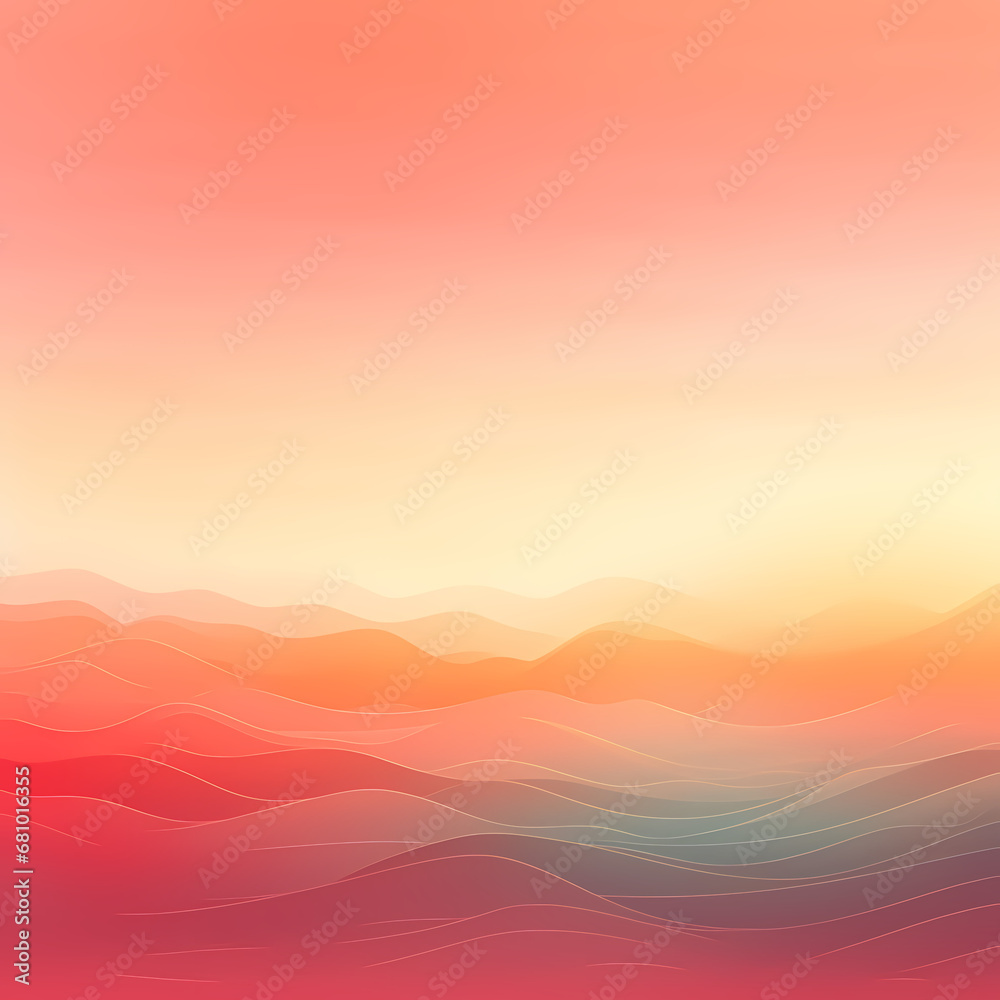 a soft gradient resembling a coral-colored sunset 