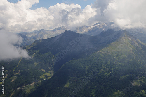 The view from Zitterauer Tisch mountain, Bad Gastein, Austria 