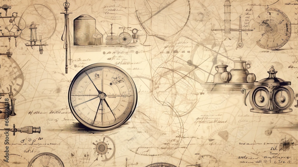 manuscripts and technical drawing background manuscripts and technical drawing background