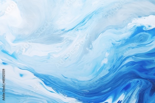 Abstract background of bright blue and white mixed with various tones. © venusvi