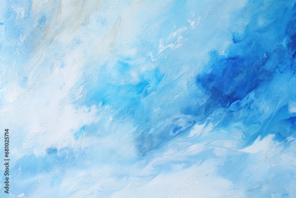 Abstract background of bright blue and white mixed with various tones.