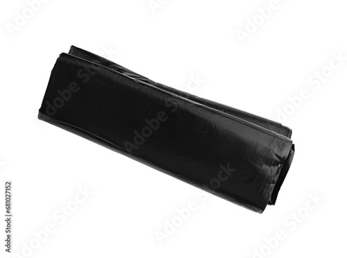 Garbage Bag Roll Isolated. Trash Package