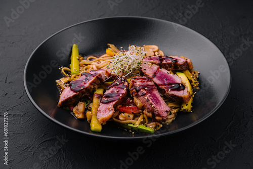 Buckwheat Soba with Duck and Vegetables
