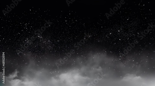 Glitter Little Millions Of Stars On Dark Blue Night Sky Background photo