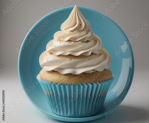 cupcake with cream