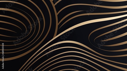 Abstract Seamless Pattern. Seamless Pattern with Triangles. Gold black and white triangle Pattern