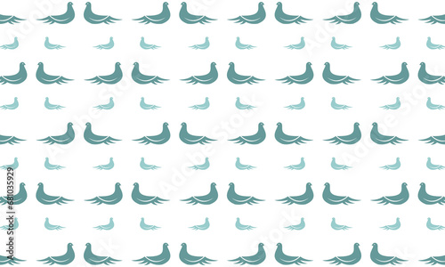 Dove illustration for background design vector