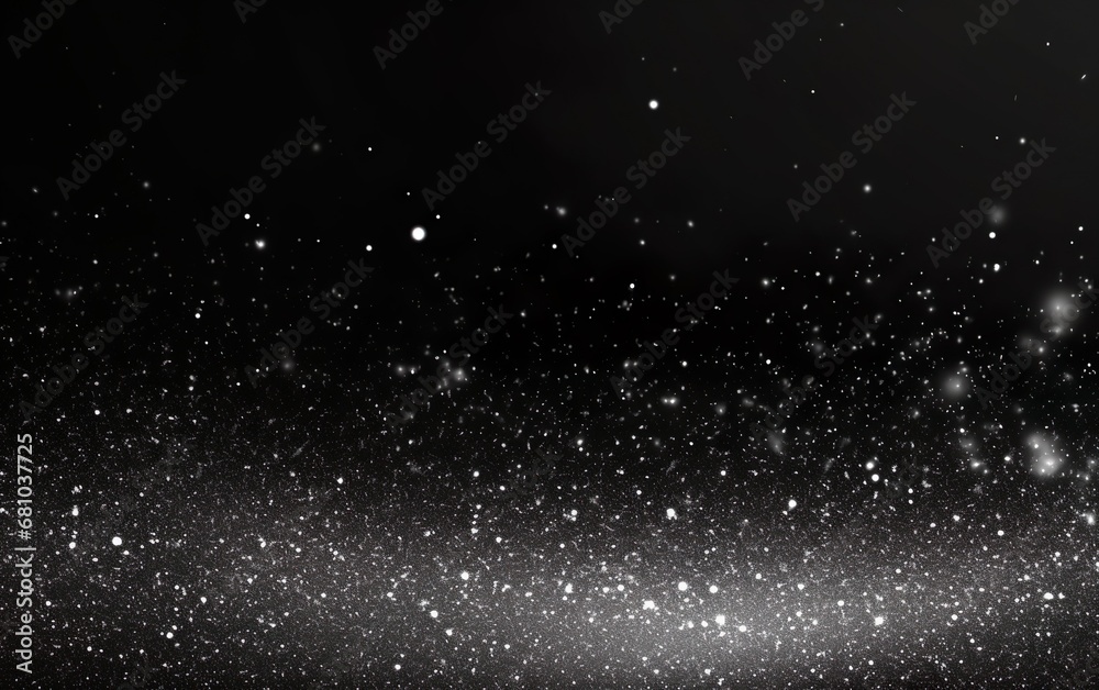 Obraz premium Silver dust particles. Abstract particle background