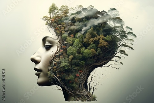 The Enchanted Forest Within Her Mind