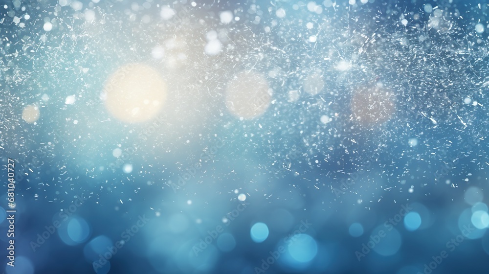 Winter light background with sparkle Winter light background with sparkle