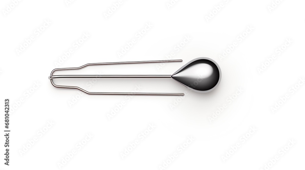 Safety pin pinned, template isolated. Object with shadow. Safety pin pinned, template isolated. Object with shadow.