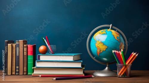 Valokuva School globe illustration geography map model