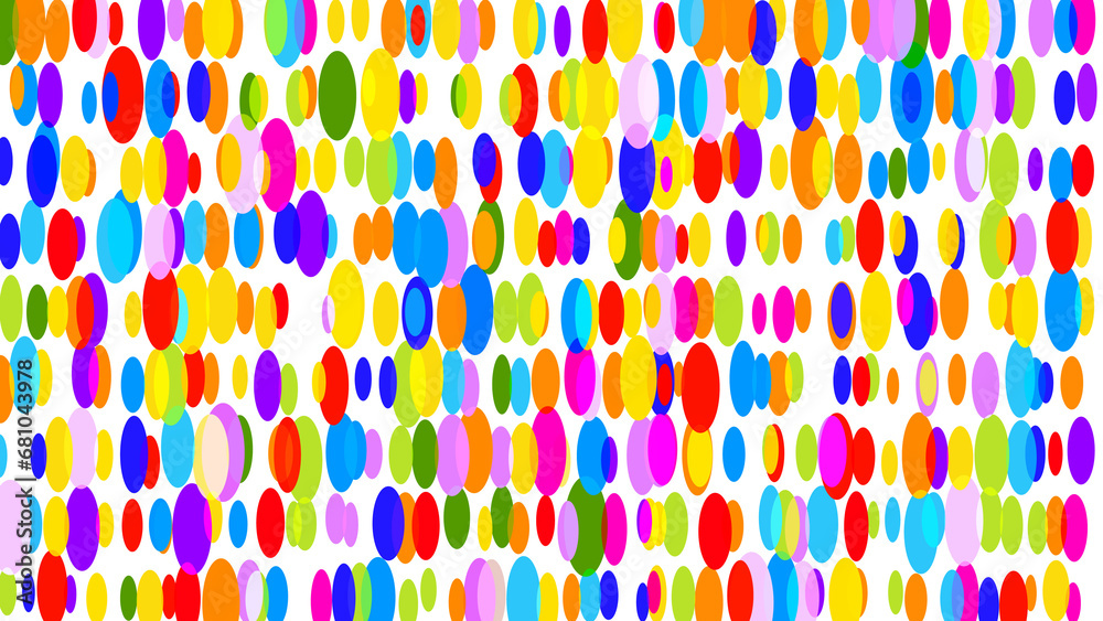 Halftone of multi-colored dots on a transparent background Halftone of multi-colored dots on a transparent background