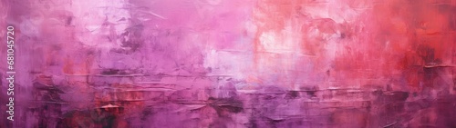 Vibrant Abstract Painting with Red, Pink, and Purple Colors