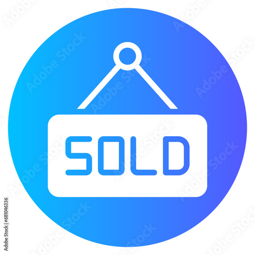 sold gradient icon