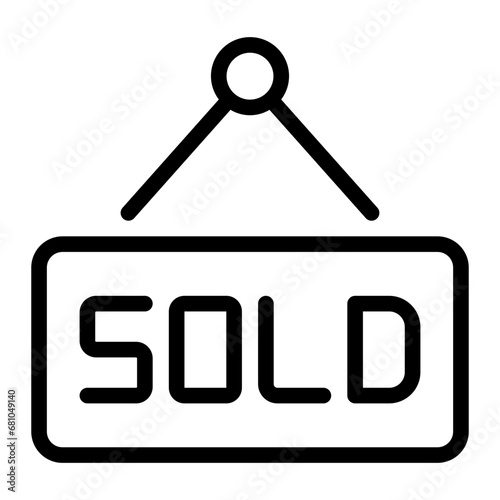 sold line icon