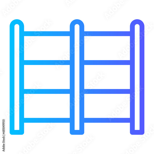 fence gradient icon