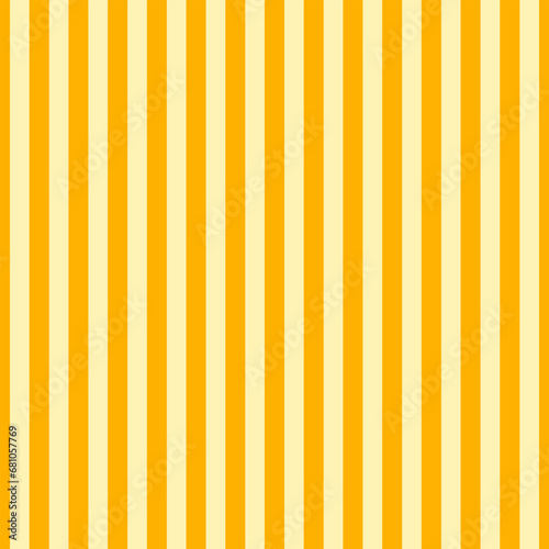 Background of narrow straight vertical stripes in yellow color. Different shades and tones. Seamless repeating stripy vector pattern. 