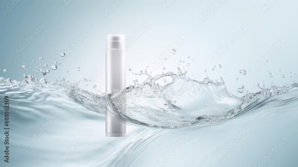 cosmetic makeup bottle lotion serum cream product with beauty fashion skincare healthcare mockup white water fresh background, product with beauty fashion skincare healthcare mockup cosmetic makeup bottle lotion serum cream product with beauty fashion skincare healthcare mockup white water fresh background, product with beauty fashion skincare healthcare mockup