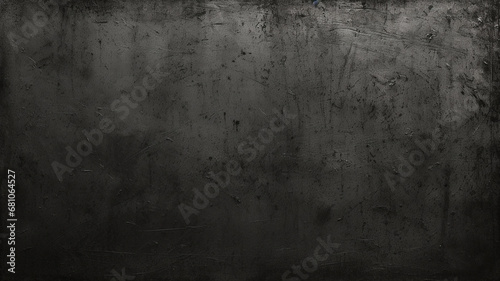 Grunge and scratch on black metal plate background