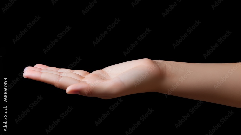 woman hand gesturing background human