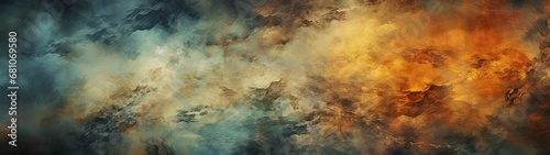 Abstract Sky with Dramatic Clouds