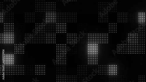 abstract looping geometric square pattern animation background 4k   