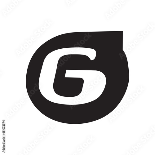 Creative letter G logo design,G modern letter logo design concept,G logo mark