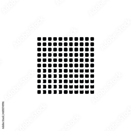 Grid seamless icon. Simple style grid seamless pattern poster background symbol. Grid seamless brand logo design element. Grid seamless t-shirt printing. Vector for sticker.