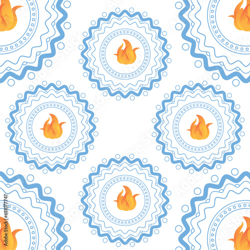 Lohri indian festival background