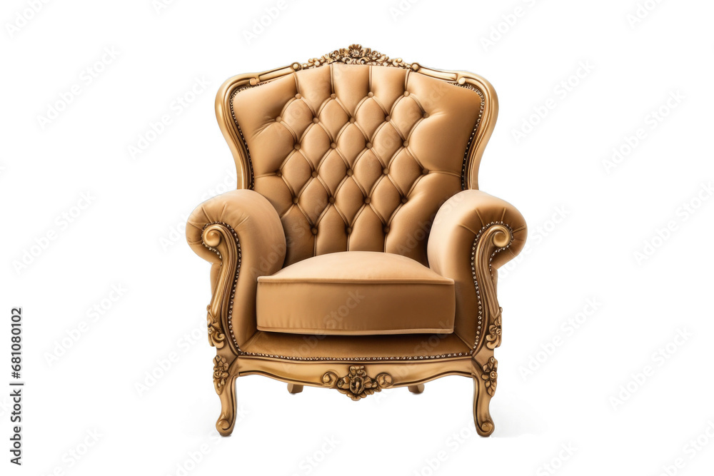 Stylish comfortable armchair isolated on transparent background. Interior furniture Stylish comfortable armchair isolated on transparent background. Interior furniture