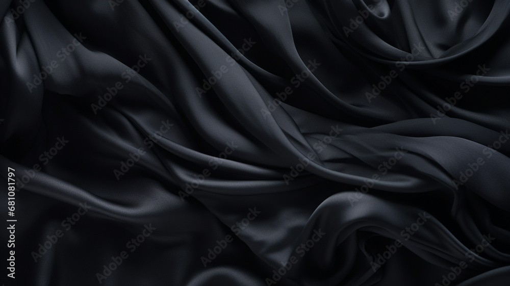 Obraz premium black satin background
