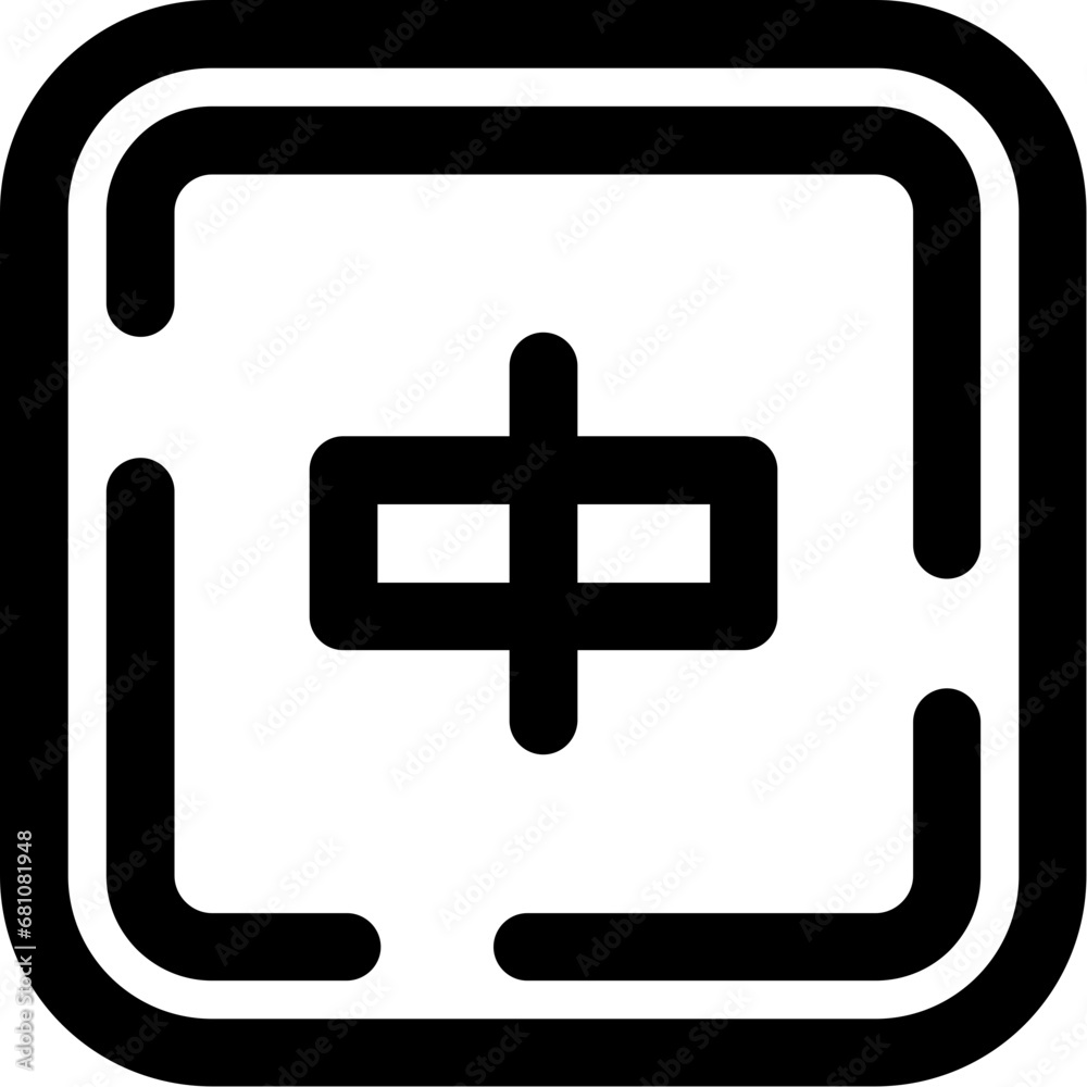 Fototapeta premium Align objects Icon