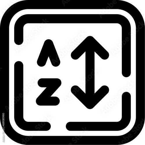 Alphabetical order Icon