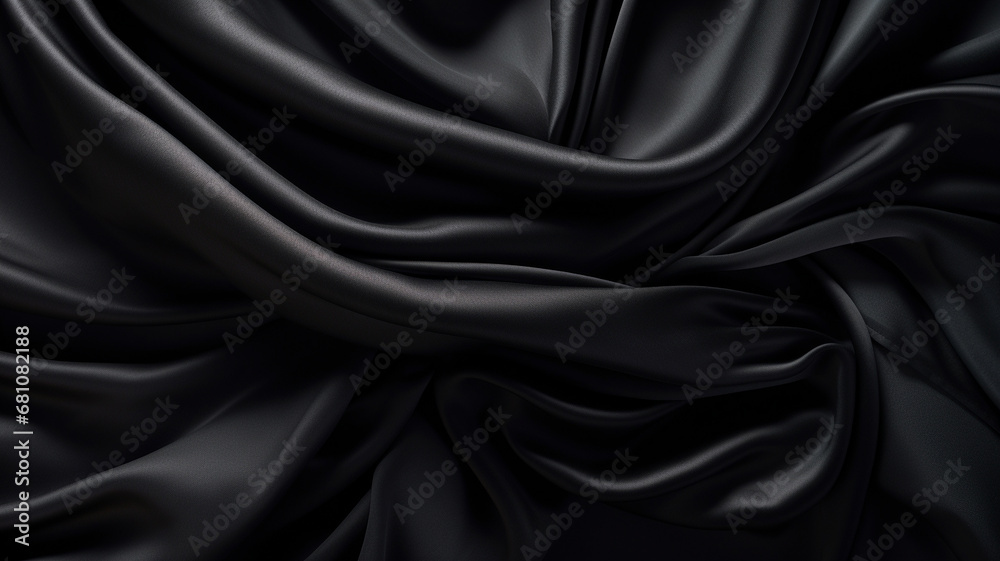 Fototapeta premium black satin background